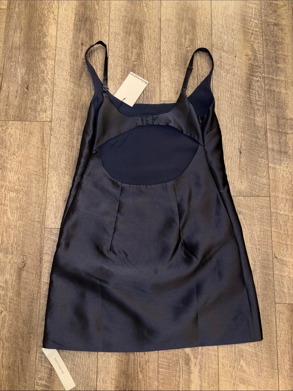 Reformation Elinda Dress Midnight NWT - Picture 6 of 7